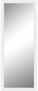 Specchio rettangolare in legno bianco 60 x 170 cm