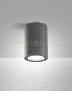 Manu plafoniera 1 luce attacco e27 grigio scuro per esterni ip54