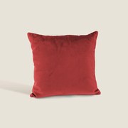 Velluto cuscini quadrati disponibile in diverse colorazioni in velluto impermeabile rosso