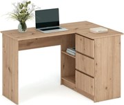 Scrivania BEGA in effetto rovere artisan – 124x85x76 cm