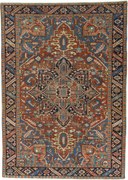 Heriz Tappeto 250x350 Rosso (Iran) Annodato A Mano