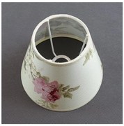 Paralume di ricambio per lampada da tavolo ROSA 13x17,5 cm color crema/rosa