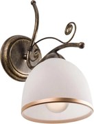 Applique RETRO II 1xE27/60W/230V oro patina