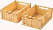 Set di 2 scatole portaoggetti per bambini Weston