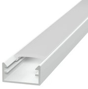 Profilo Mini 1m e 2m Alluminio Bianco stretto solo 14mm per striscia LED Variante Lunghezza 2 Metri