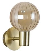 Searchlight 30506GO - Applique da parete LUMINSPHERE 1xG9/7W/230V in ottone