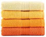 Set di 4 asciugamani in cotone Daisy, 50 x 90 cm Rainbow - Foutastic