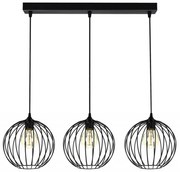 Lampadario a sospensione con filo MATT 3xE27/60W/230V