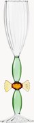 Flute da champagne in vetro borosilicato fatto a mano Sweet and Candy