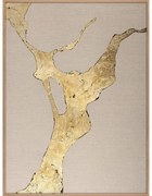 Quadro dipinto a mano 90x120 cm Wild Horizon Gold - Malerifabrikken