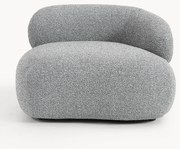 Poltrona lounge in bouclé Alba