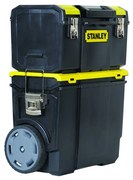 Baule porta utensili con ruote  STANLEY Workcenter 3 in 1, 43 L  in polipropilene L28.4 X H63 X P28.4 cm