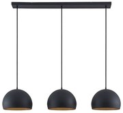 Lindby - Tarjei Lampada a Sospensione L120 Black/Gold Lindby