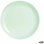 Piatto da pranzo Luminarc Diwali Paradise Verde Vetro 25 cm (24 Unità)