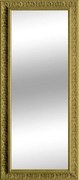 Specchio rettangolare in legno oro 58 x 143 cm