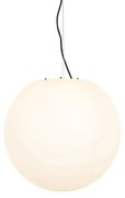 Lampada a sospensione da esterno moderna bianca 45 cm IP65 - Nura