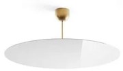 Millimetro Plafoniera H33 Ø85 Brass/Mirror - Luceplan