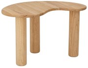 Tavolino in legno di caucciù colore naturale 44x65 cm Luppa - Bloomingville