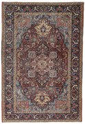 Heriz Tappeto persiano 290x200 Rosso (Iran) Annodato A Mano