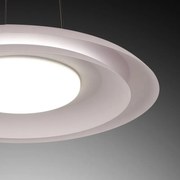 Lampadario LED moderno Paola bianco Ø50cm, luce con 3 temperature di colore 1800 lumen, NOVECENTO