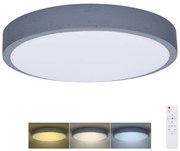 Solight WO8001 - Lampada LED dimmerabile GREY 48W 230V 3000-6500K Ø38 cm + DO