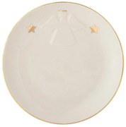 Piatto da dessert in gres bianco con motivo natalizio ø 16 cm Starry - Bloomingville