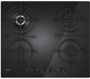 Moderna CVG6BR4WTB Nero Da incasso 60 cm Gas 4 Fornello(i) - Candy