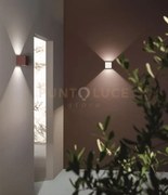 Applique da esterno a led cube 4000k 770lm 10w ip65 10x10x10cm bianco