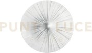 Plafoniera led agora bianca e silver 24w 3520lm cct 3000 e 4000 e 6...
