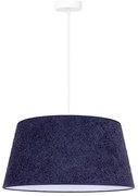 Duolla - Lampadario a sospensione con filo BOUCLE 1xE27/15W/230V diametro 50 cm blu
