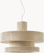 Lampada a sospensione grande in lino Lace