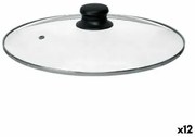 Coperchio per Pentola 28 cm Cristallo Argentato (12 Unità)