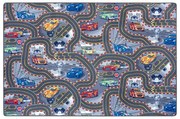 Tappeto da gioco per bambini blu 140x200 cm Race Track – Hanse Home