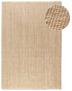 Tappeto di colore naturale in iuta 120x170 cm Bouclé – Hanse Home
