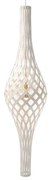 David Trubridge - Nikau Lampada a Sospensione Bianco 2 Lati David Trubridge