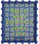 Portafoto 13x16 cm cornice blu