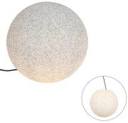 Lampada da esterno moderna grigia 45 cm IP65 - Nura