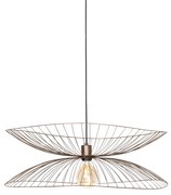 Lampada a sospensione smart bronzo scuro con doppio paralume con Wifi G95 - Pua