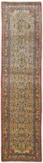 Hamedan Tappeto 300 x 80 Beige (Iran) Annodato A Mano