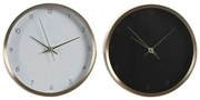 Orologio da Tavolo DKD Home Decor 25,7 x 4,2 x 25,7 cm Donna Dorato Alluminio (2 Unità)