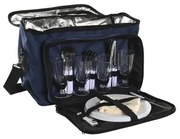 Set da picnic DKD Home Decor 43 x 23 x 29 cm Blu Marino