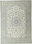 Kashan Tappeto persiano 410x290 Beige (Iran) Annodato A Mano