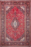 Kashan Tappeto persiano 200x300 Rosso (Iran) Annodato A Mano