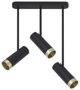 Faretto PORTO 3xGU10/10W/230V nero