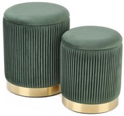 SET 2x Tabacco MONTY diametro 36/44 cm verde/oro