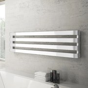 Scaldasalviette ad acqua calda IRSAP STEP cromato interasse 1576 mm, L 150 x H 43 cm