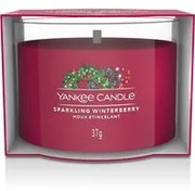 Sparkling Winterberry, candela votiva profumata Yankee Candle