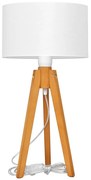 Lampada da tavolo ALBA 1xE27/15W/230V bianco/quercia