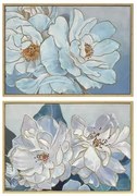 Quadro DKD Home Decor 100 x 4 x 70 cm Fiori Romantico (2 Unità)