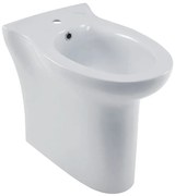 Bidet per persone terza età filomuro Rossari2 L 37.5 x H 27 x P 60 cm bianco